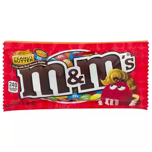 Calories in M&M's Peanut Butter M&M's (Package) and Nutrition Facts