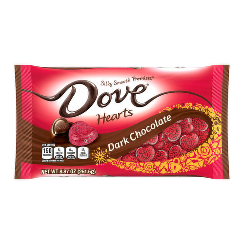 Dove Rich Dark Chocolate Hearts