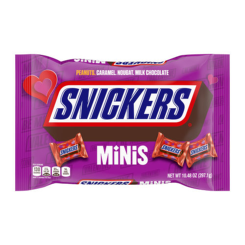 Snickers Candy Bars, Minis - 10.48 oz