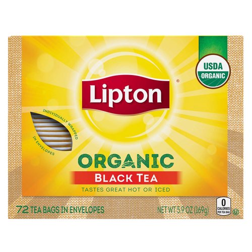 Lipton Organic Black Tea Bags