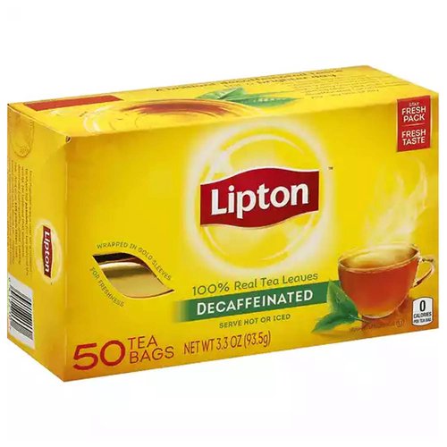 Lipton Decaffeinated Tea Bags