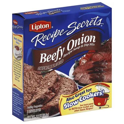 Lipton Recipe Secrets Soup & Dip Mix Beefy Onion (Pack of 3), 3 packs -  Foods Co.