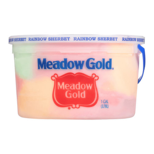 Meadow Gold Ice Cream, Rainbow Sherbet