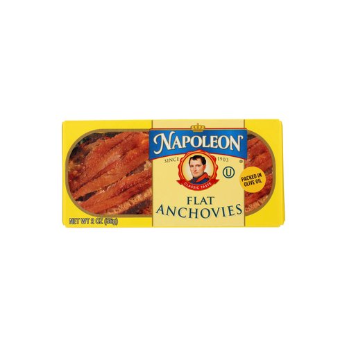 Napoleon Flat Anchovies in Olive Oil