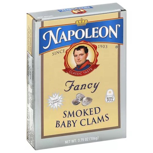 Napoleon Fancy Smoked Baby Clams