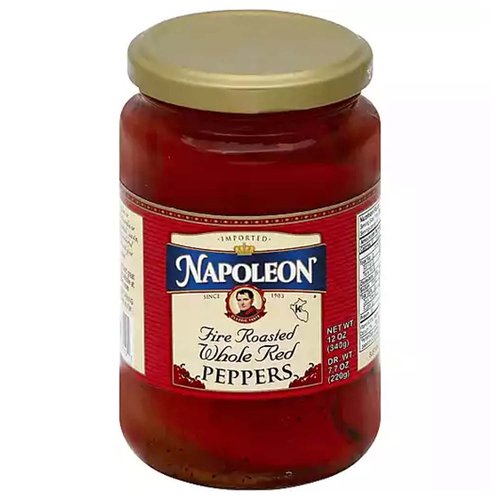 Napoleon Whole Red Peppers, Fire Roasted