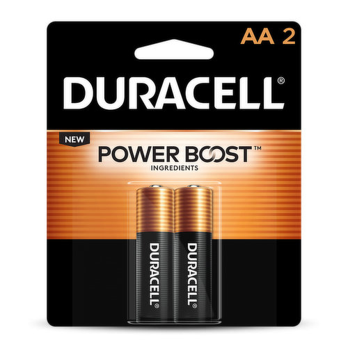 Duracell Coppertop AA Alkaline Batteries (2-pack)