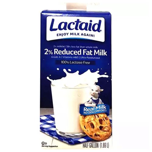 <ul>
<li>30% Less Fat than Whole Milk</li>
<li>Grade A</li>
<li>Vitamin A & D</li>
<li>Ultra-Pasteurized</li>
<li>Real Milk No Discomfort</li>
<li>Keep Refrigerated</li>
</ul>