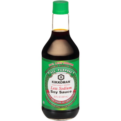 Kikkoman Soy Sauce, Less Sodium