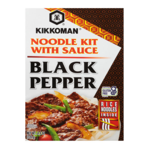 Kikkoman Black Pepper Noodle Kit with Sauce