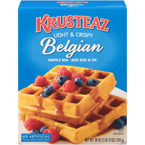 Krusteaz Light & Crispy Belgian Waffle Mix