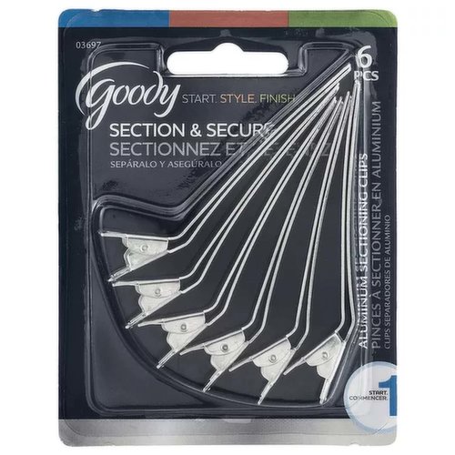 Goody 6 Sect Clips