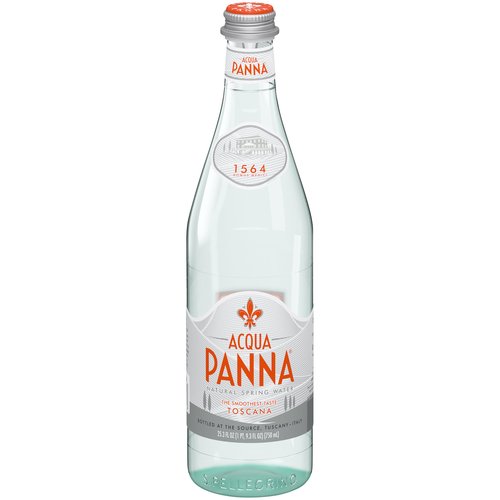 Acqua Panna Natural Spring Water, Tuscany, Italy, 250ml Bottle