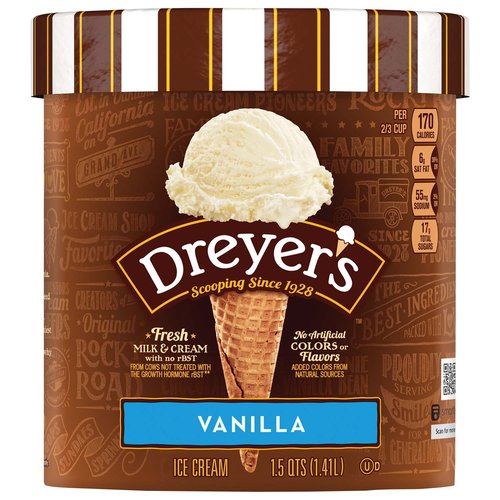 Dreyer's Classic Ice Cream, Vanilla