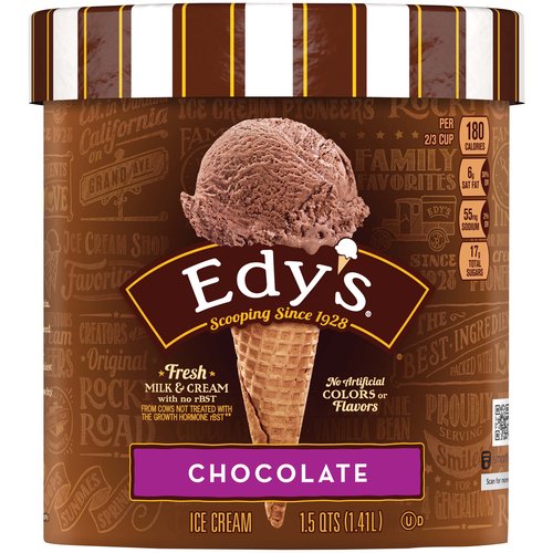 Edy's® Grand Chocolate Ice Cream Tub, 48 oz - Fry's Food Stores