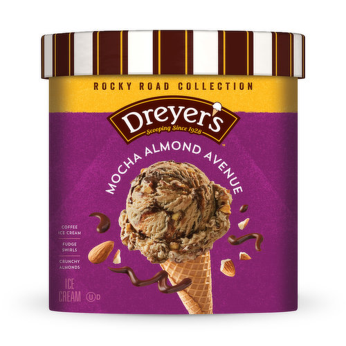 Dreyer's Classic Ice Cream, Mocha Almond Fudge