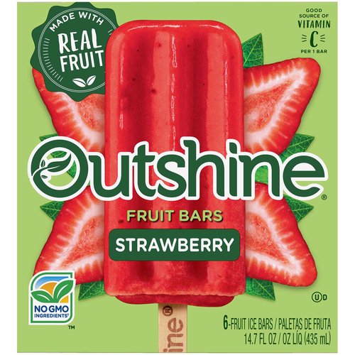Outshine Fruit Bars, Strawberry