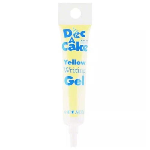 Dec A Cake Writing Gel, Yellow