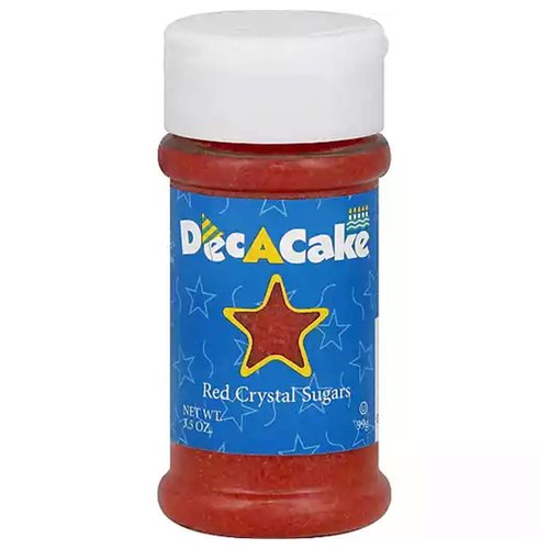 Dec A Cake Crystal Sugars, Red