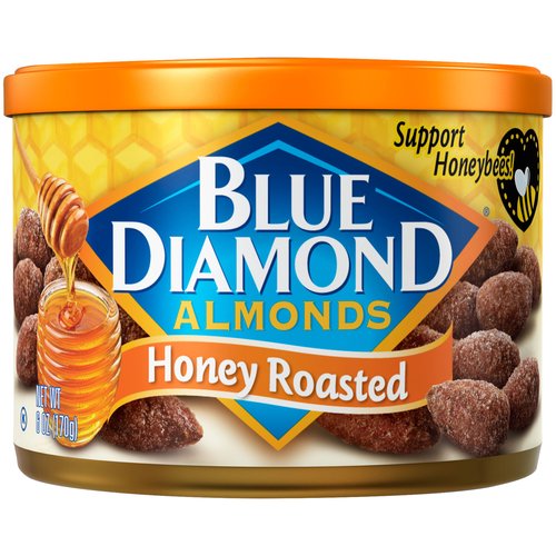 Blue Diamond Roasted Almonds, Honey 