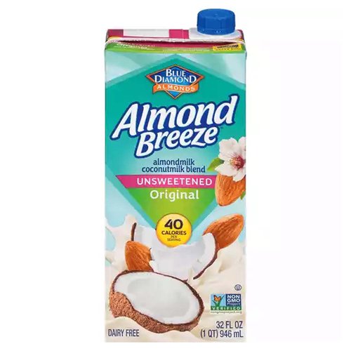 <ul>
<li>From the Almond People</li>
<li>The Best Almonds Make the Best Almondmilk</li>
<li>40 calories per serving.</li>
<li>Excellent source of vitamin E.</li>
<li>Gluten Free</li>
<li>Lactose Free</li>
<li>Peanut Free</li>
<li>Soy Free</li>
<li>Cholesterol Free</li>
<li>Dairy free</li>
<li>Free of Casein</li>
<li>With No Added Sugars</li>
</ul>