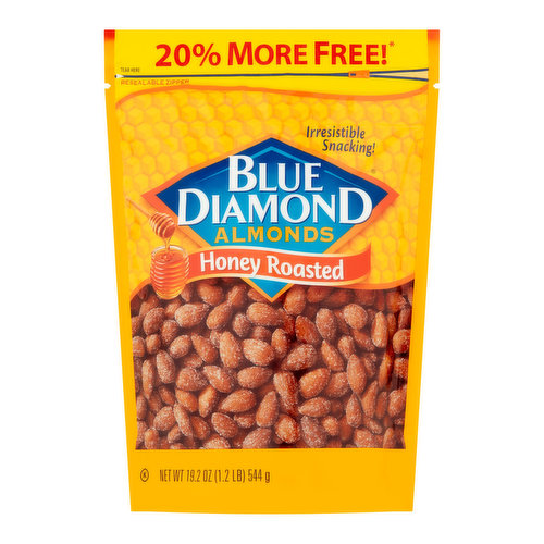 Blue Diamond Almonds Honey Roasted Almonds