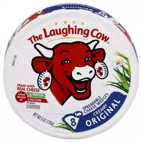 The Laughing Cow Creamy Original Spreadable Cheese 5728