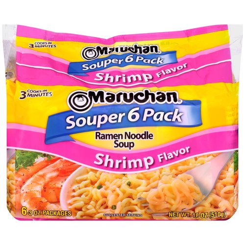 Maruchan Souper Shrimp Ramen Noodle Soups