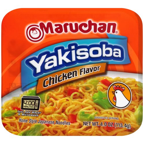 Maruchan Yakisoba, Chicken Flavor Noodles