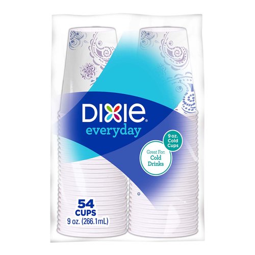 Make it a Dixie day! Dixie paper cups have a leak-resistant coating to help keep them from leaking or getting soggy. Made in USA.


