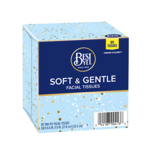 Best Yet Facial Tissue 80ct