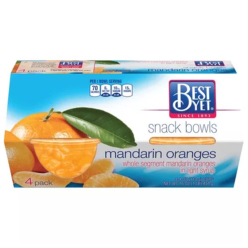 Best Yet Fruit Cup Mandarin Light