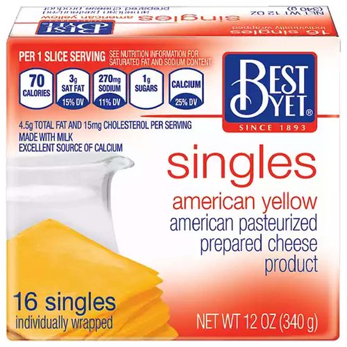 Best Yet American Cheese Singles