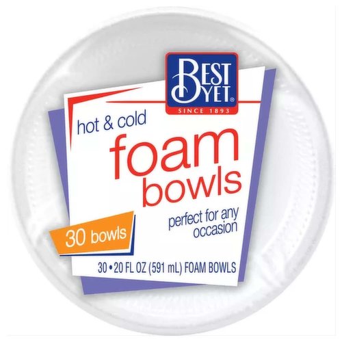 Best Yet Foam Bowl, 20oz