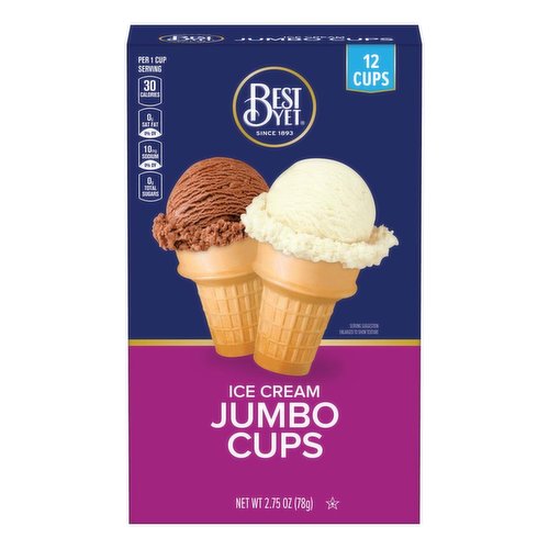 Best Yet Cake Cup Ice Cream Cone Jumbo