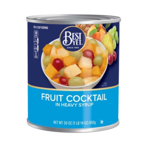 Best Yet Fruit Cocktail In Heavy Syrup, 30 Oz