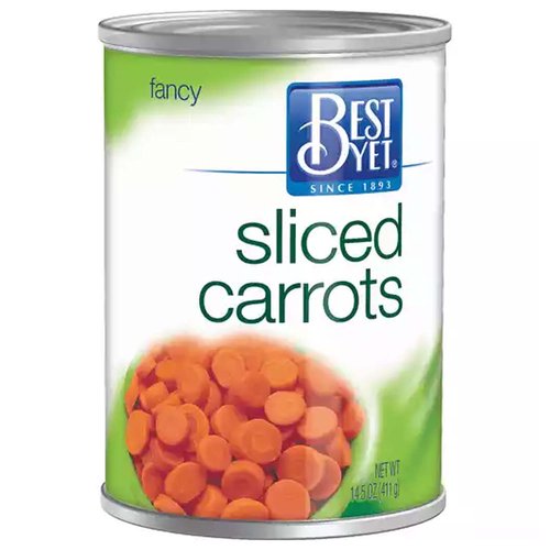 Best Yet Sliced Carrots