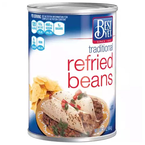 Best Yet Refried Beans, Traditional