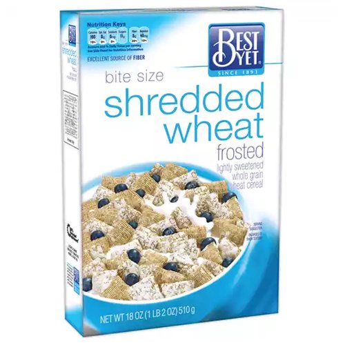 Best Yet Frosted Shredded Wheat Cereal, Bite Size - Foodland