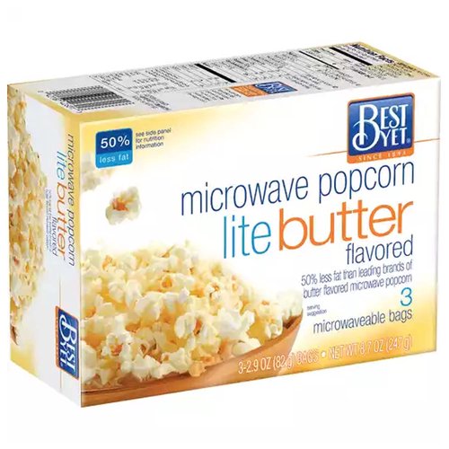 Best Yet Lite Butter Microwave Popcorn