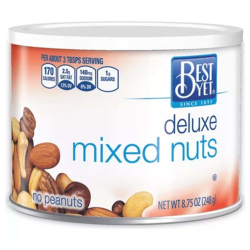 Best Yet Mixed Nuts Deluxe No Peanuts