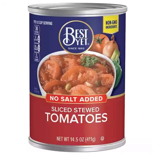 Best Yet Stewed Tomatoes, No Salt Added