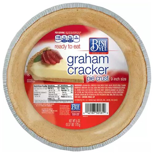 Best Yet Graham Cracker Crust