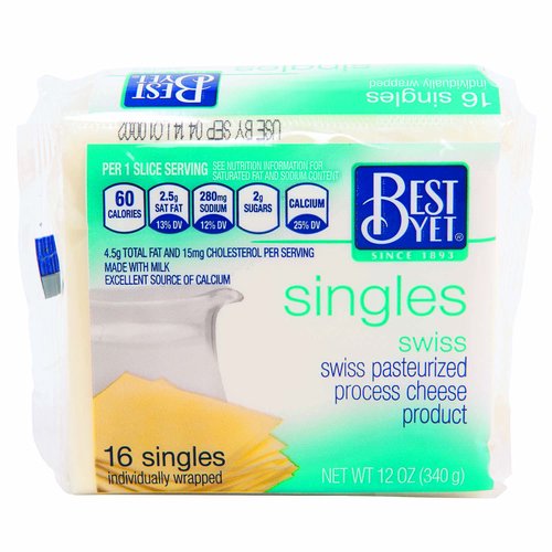 Best Yet Swiss Cheese Singles