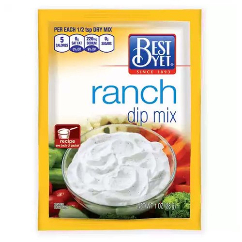 Best Yet Ranch Dip Mix