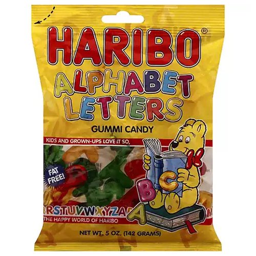 Haribo Alphabet Letter Gummi Candy