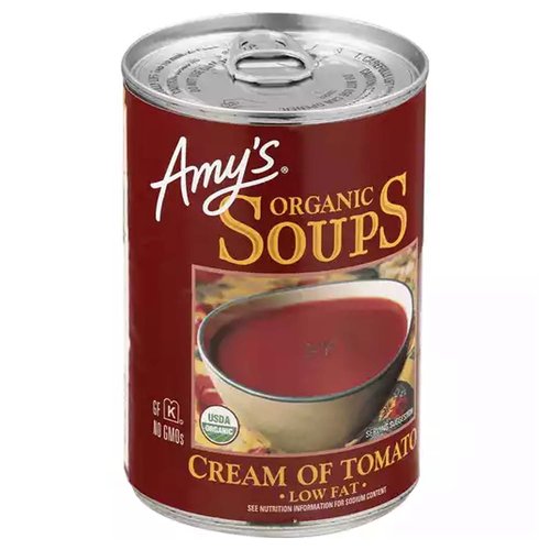 Amy's Organic Soup, Low Fat Cream of Tomato 