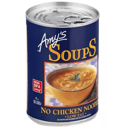 Amy's Organic Soup, No Chicken Noodle, Low Fat