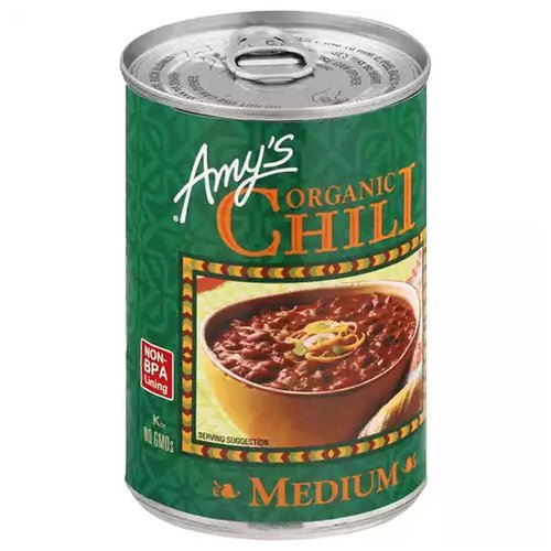 Amy's Organic Chili, Medium