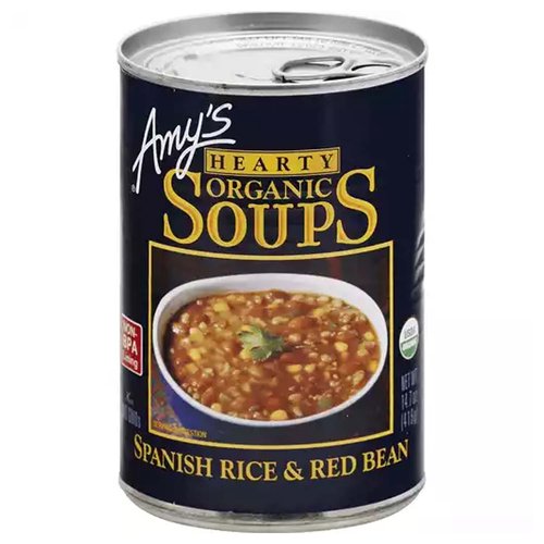 Amy's Organic Hearty Soup, Spanish Rice & Red Bean